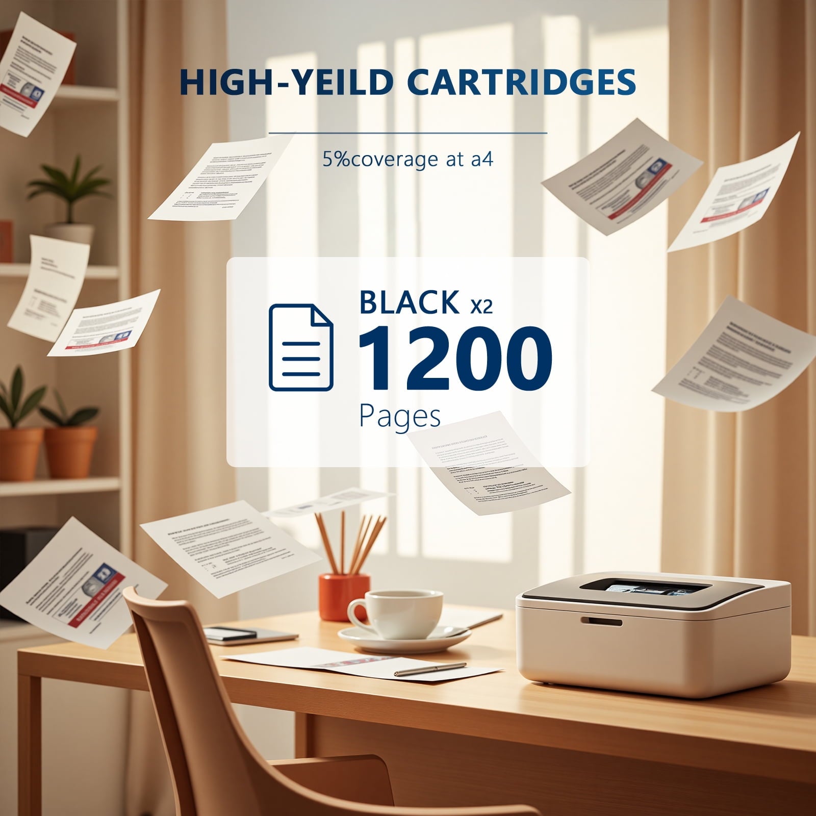 910XL Ink Cartridges 2 Black Compatible for HP 910 Ink Cartridges High-Yield for HP OfficeJet Pro 8020, 8025, 8028, 8035, 8010, 8015, 8018, 8022 Printers Ink