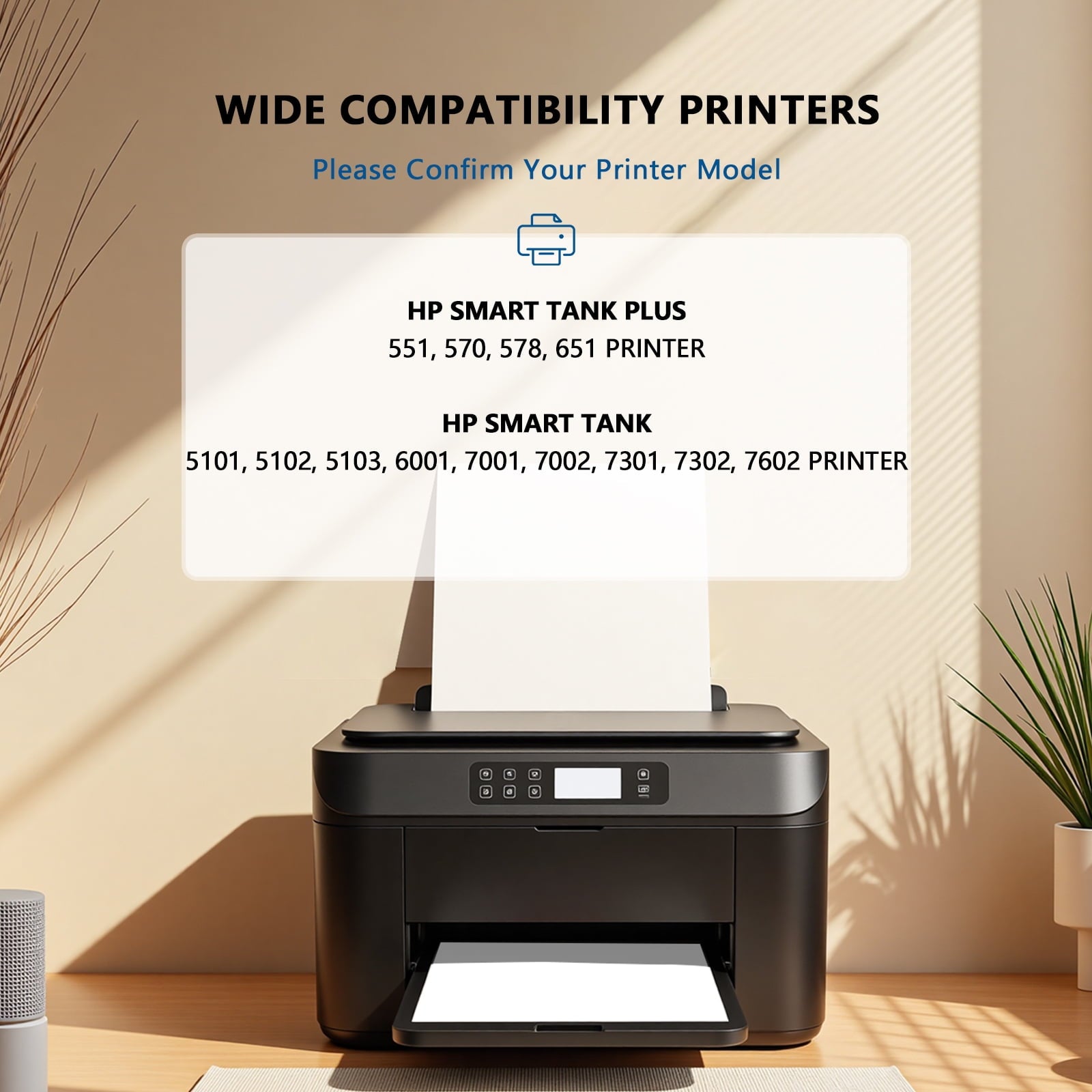 31 32XL Refill Ink Compatible for HP 31 32XL Ink Bottle for HP 31 Ink for HP Smart Tank 5101 5102 7301 7602 7001 6001 Plus 651 551 455 457 450 (5 Pack）